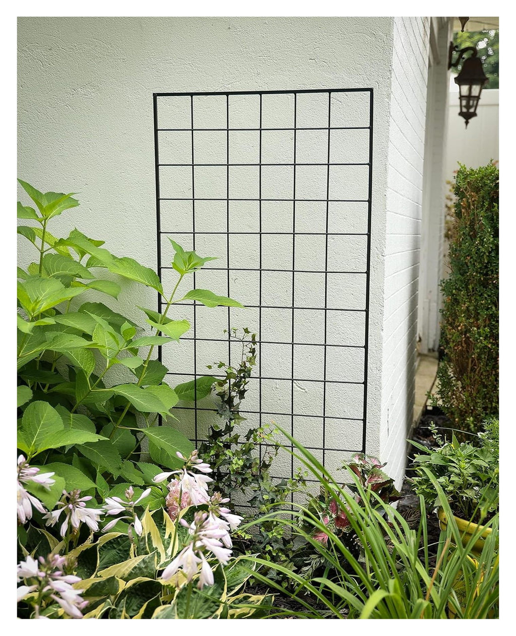 American Garden Works Narrow Screen Trellis, Black 64.25"H - STNMB