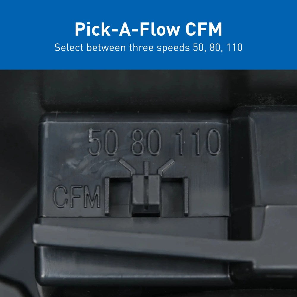 Panasonic WhisperFit Retrofit Ceiling Mount Bathroom Exhaust Fan 50-80-110 CFM - FV-0511VF1