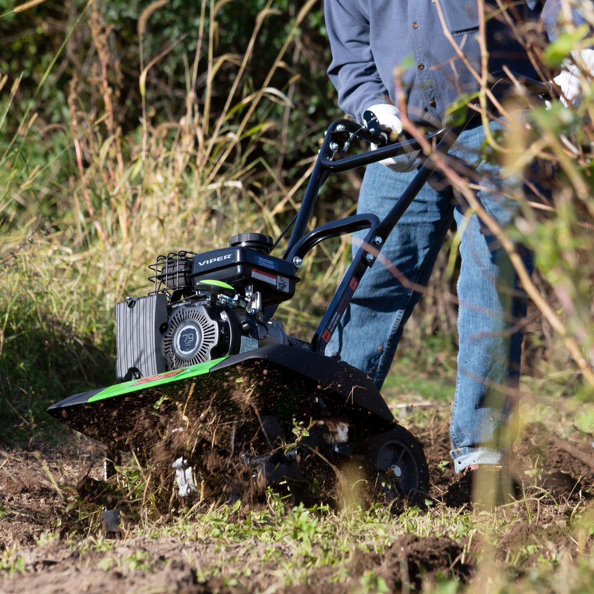 TAZZ 2-In-1 Front Tine Tiller/Cultivator With 79cc 4-Cycle Viper Engine, 35310