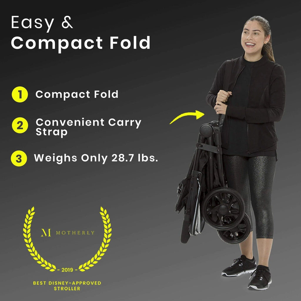 Jeep Destination Ultralight Side x Side Double Stroller - 40 lb Per Seat