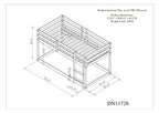 Grey Twin Loft Bed