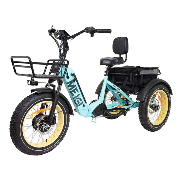 DWMEIGI Silverado 20 Foldable Fat Tire Electric Trike 48V/14AH 750W, 330LBS - MG2301