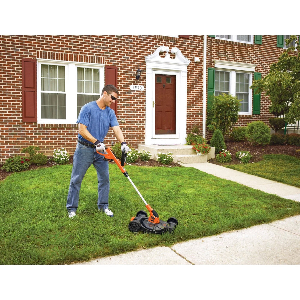 BLACK+DECKER 20V MAX Lithium 12 Inch 3-In-1 Compact Mower - MTC220