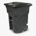 Toter 96 Gallon Trash Can With Smooth Wheels And Lid