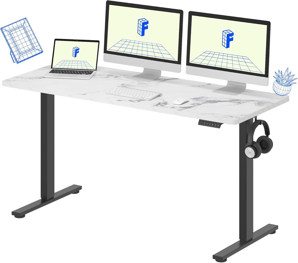 FLEXISPOT Electric Standing Desk With Whole-Piece Desktop - EN1