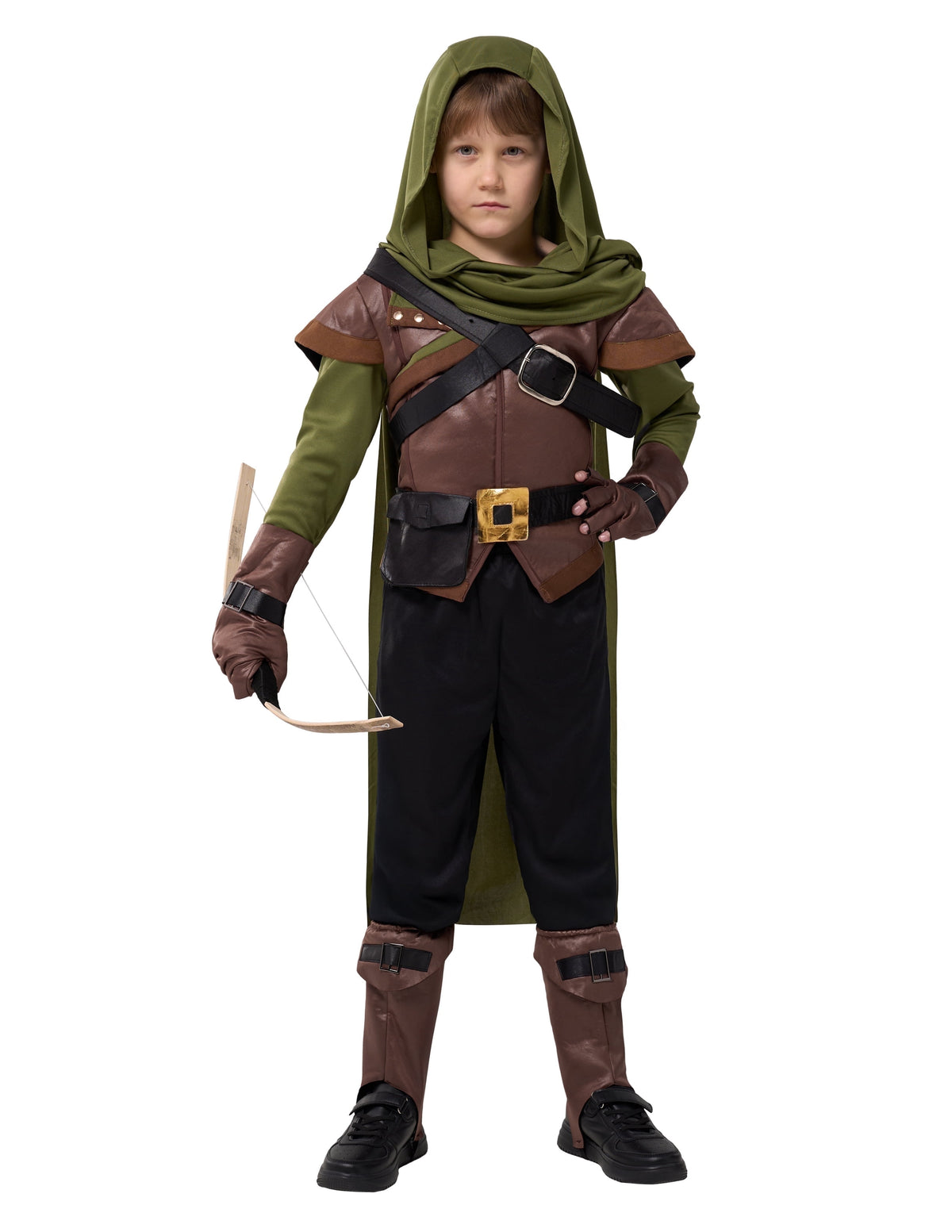 Joyfy Robin Hood Costume for Men Renaissance Medieval Costume Outfit Set for Adult Halloween Dress Up Party