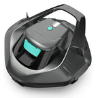 Cordless Robotic Pool Cleaner, 90 Mins, Gray, Up To 40 Feet - Seagull SE
