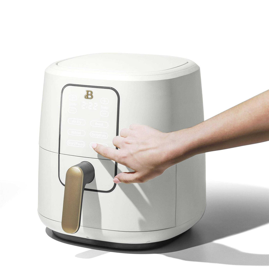 Beautiful Digital Air Fryer 6QT, White Icing