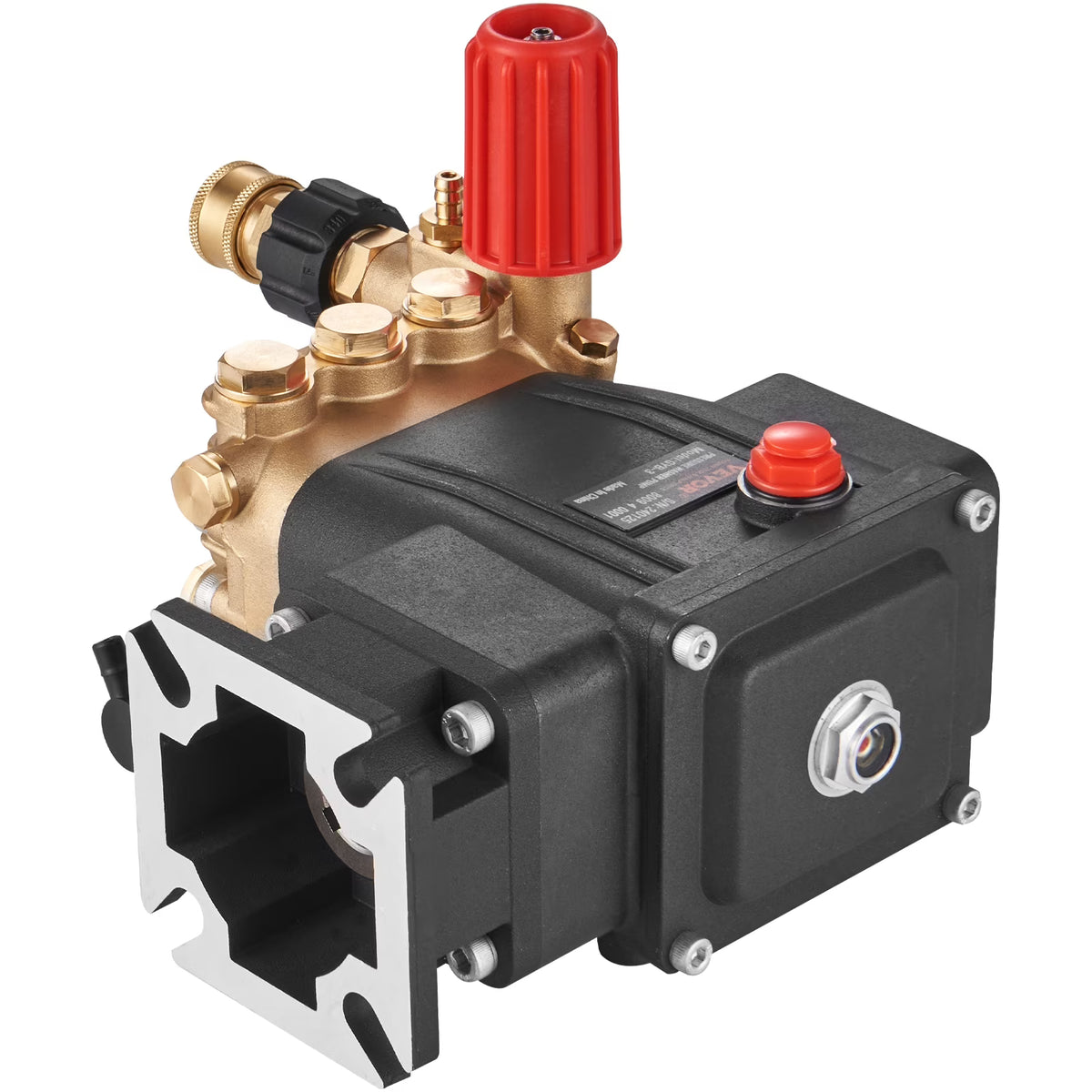 KFFKFF Triplex Pressure Washer Pump, 3/4 in Shaft, 3700 PSI, 2.5 GPM - KPD2110G