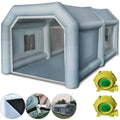 13ft x 8ft x 7ft Inflatable Paint Booth Tent Workstation With 2 Blowers