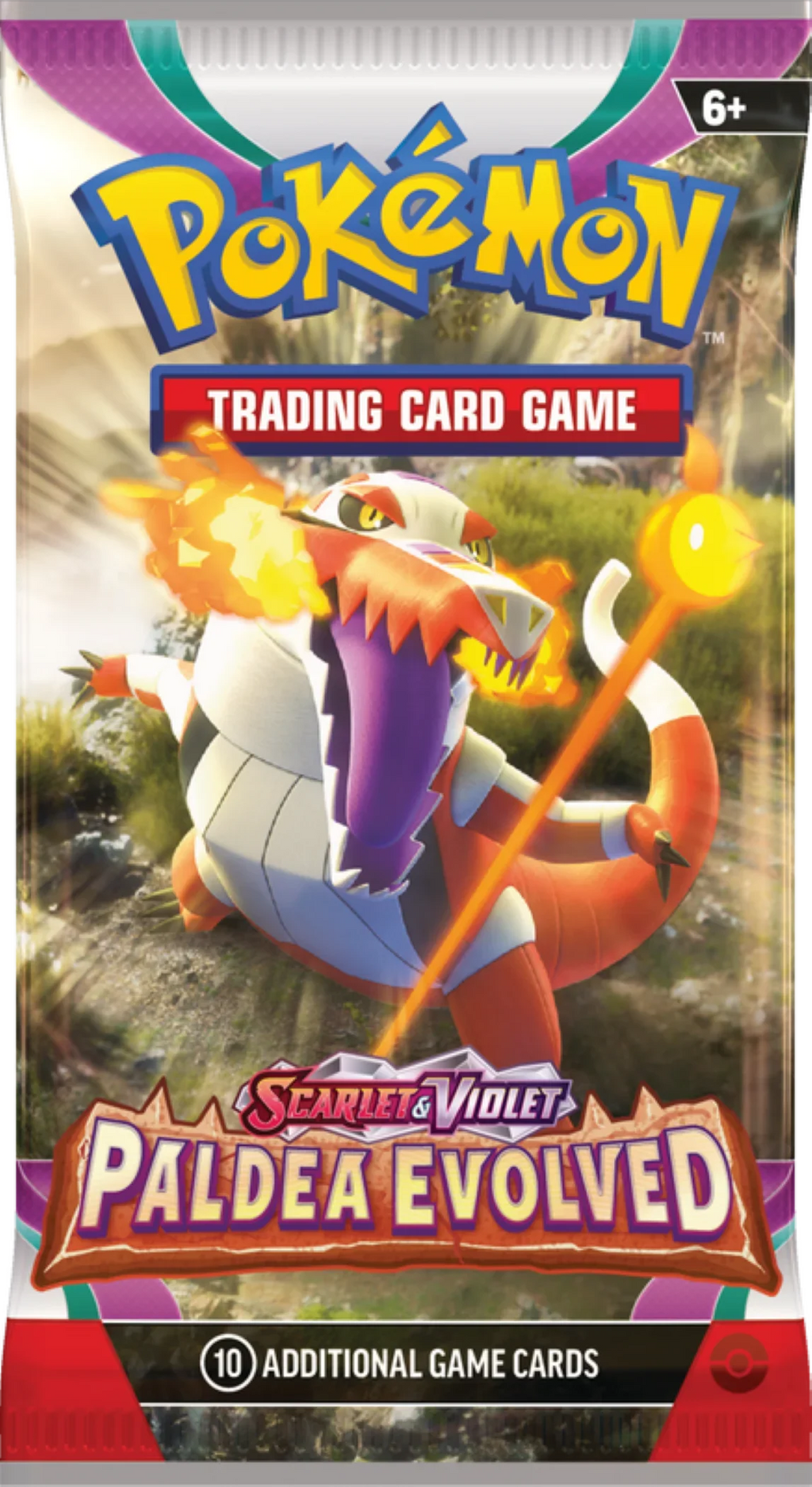 Pokemon Trading Card Game Scarlet & Violet 2 Paldea Evolved Booster Bundle - 6 Booster Packs