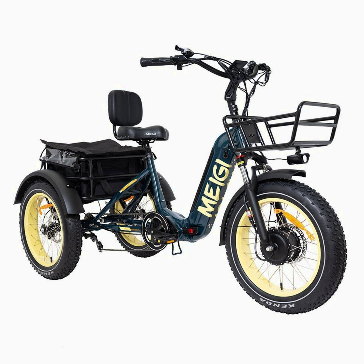 DWMEIGI Silverado 20 Foldable Fat Tire Electric Trike 48V/14AH 750W, 330LBS - MG2301