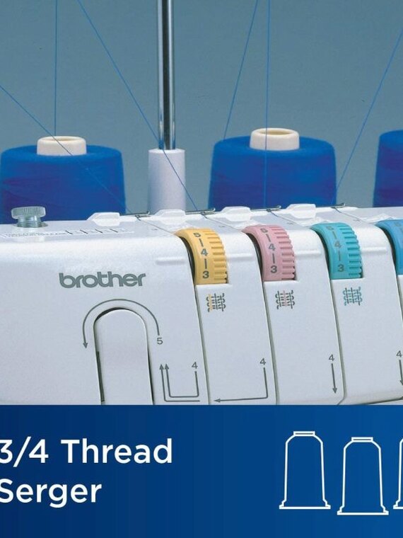 Brother 3/4 Thread Serger With Differential Feed And 3 Accessory Feet - 1034D
