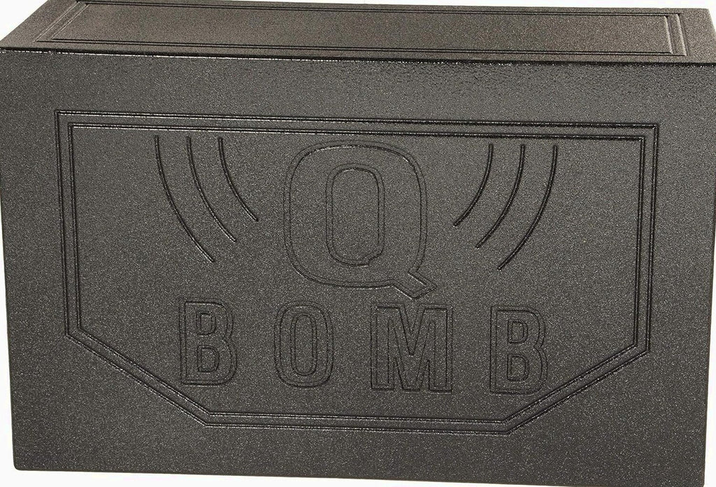 QPower Dual 12in Vented Subwoofer Box - QBOMB12VL