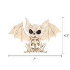 Faux Skeleton Vampire Bat Decoration, 4.6", Halloween by Way To Celebrate