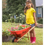 HearthSong Grow With Me Child's Wheelbarrow - 33in L x 17in W