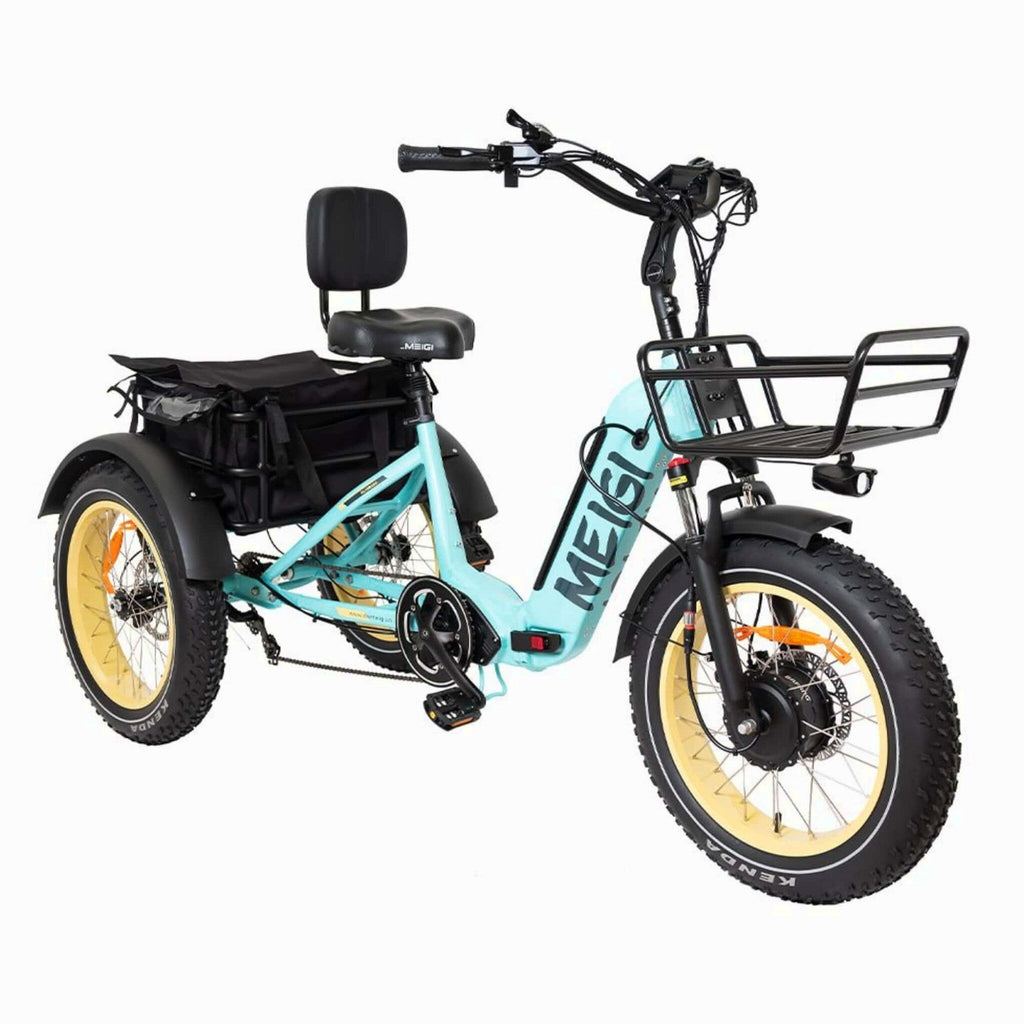 DWMEIGI Silverado 20 Foldable Fat Tire Electric Trike 48V/14AH 750W, 330LBS - MG2301