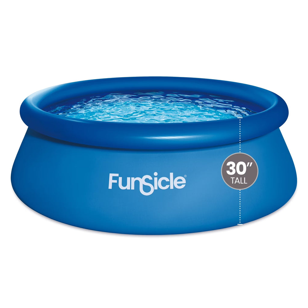 Funsicle Above Ground Swimming Pool, Round, 8 ft x 30 in - Age 6+