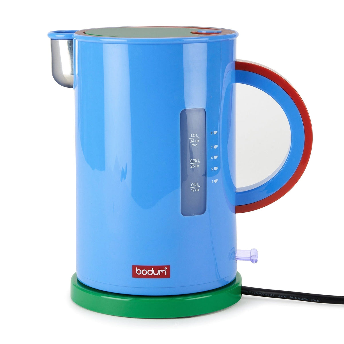 Bodum Electric Kettle, Blue, 34 fl. oz., 1200W