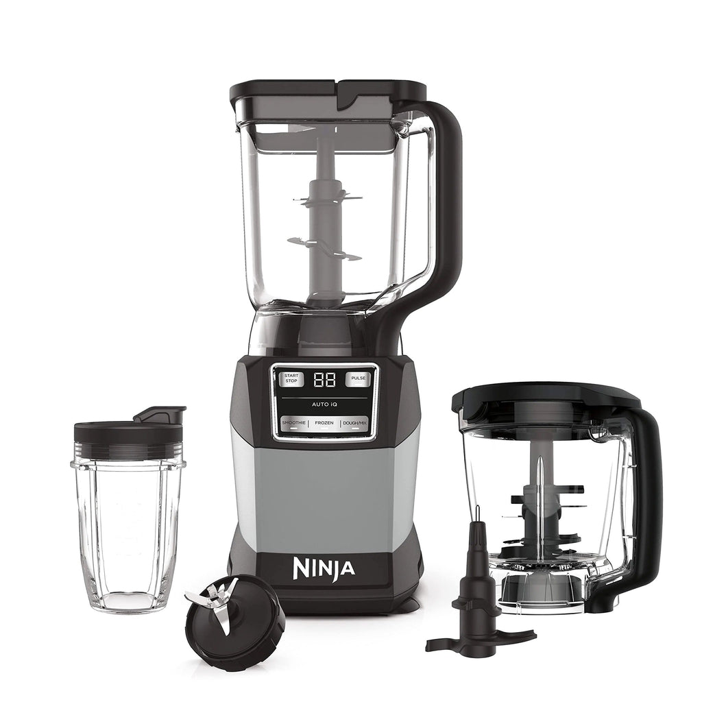 Ninja Compact Kitchen System 1200W, 72-oz Pitcher, 5-Cup Processor Bowl, 18-oz Cup - 3 Functions