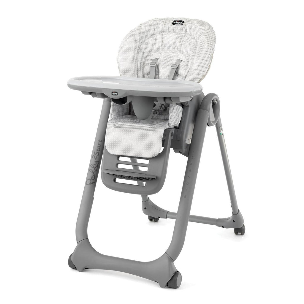 Chicco Polly2Start High Chair, Pebble Beige - 04079669100070