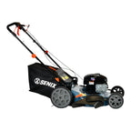 SENIX 22in 163cc 4-Cycle Gas Self-Propelled Mower, 3-In-1, Variable Speed, 11in Rear Wheels - LSSG-H2