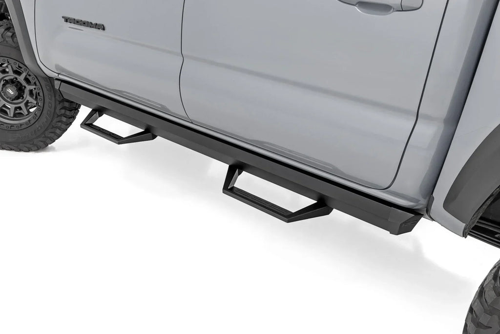 Rough Country SRL2 Adjustable Aluminum Steps For 2005-2023 Toyota Tacoma - 71096