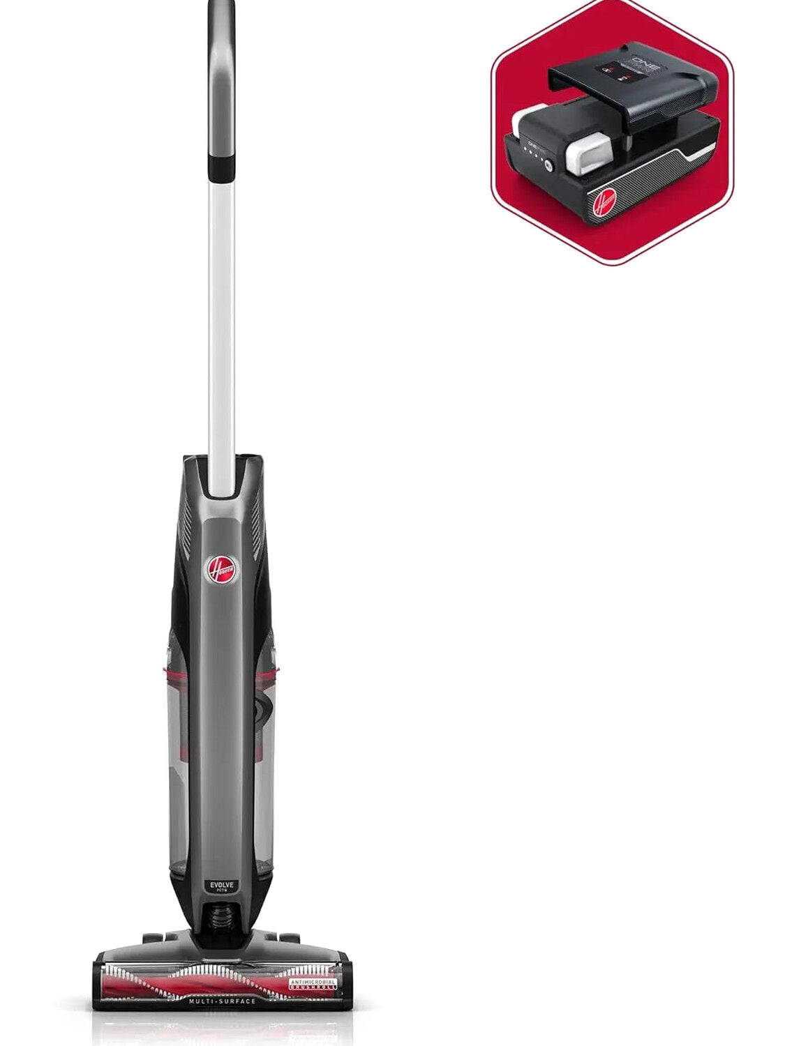 Hoover ONEPWR Evolve Pet Cordless Upright Vacuum Cleaner, Black - BH53422V