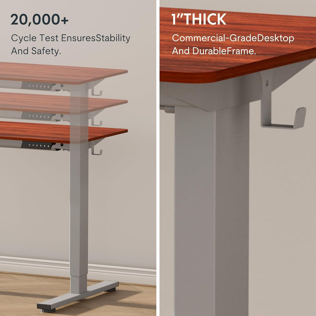 FLEXISPOT Electric Standing Desk With Whole-Piece Desktop - EN1