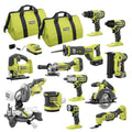 RYOBI 18V ONE+ 12-Tool Combo Kit - (2) 4Ah and 1.5Ah Batteries