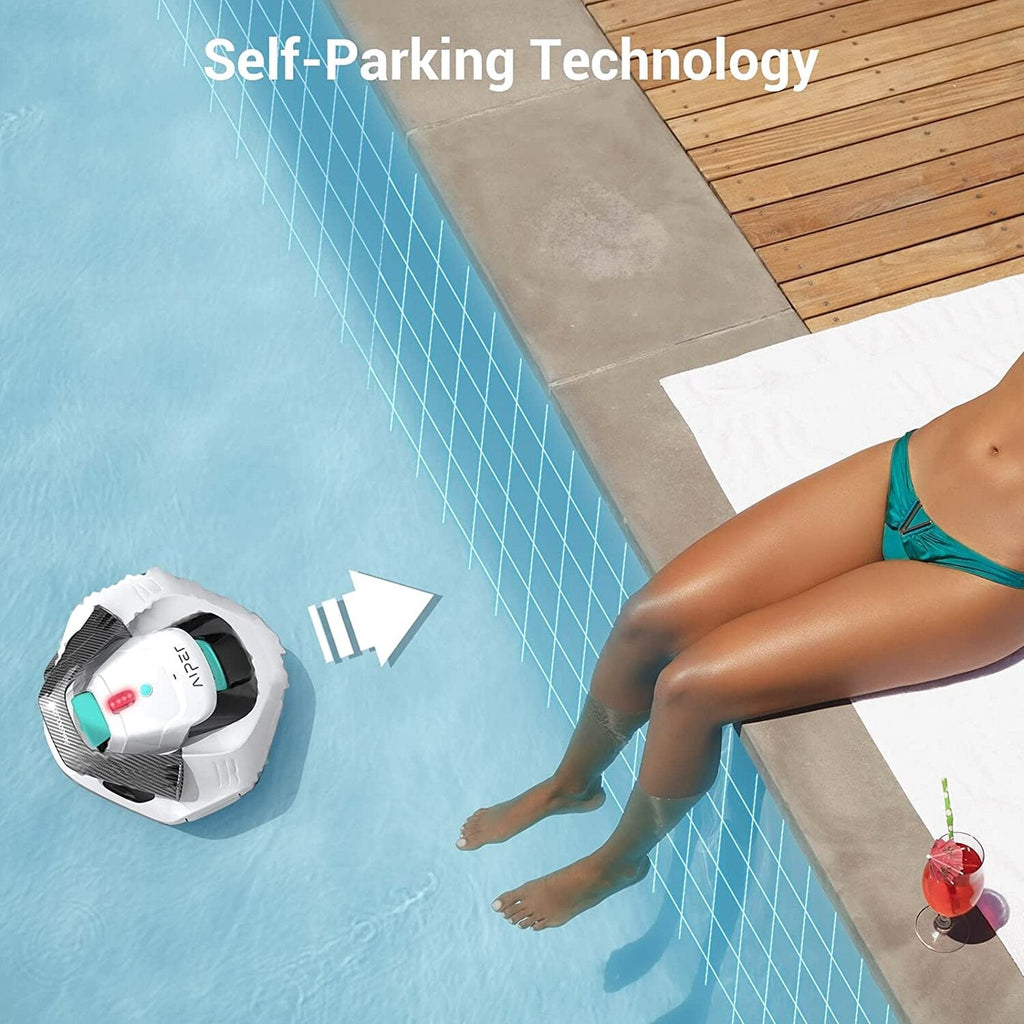 Aiper Cordless Robotic Pool Cleaner With Dual-Drive Motors - Seagull 600