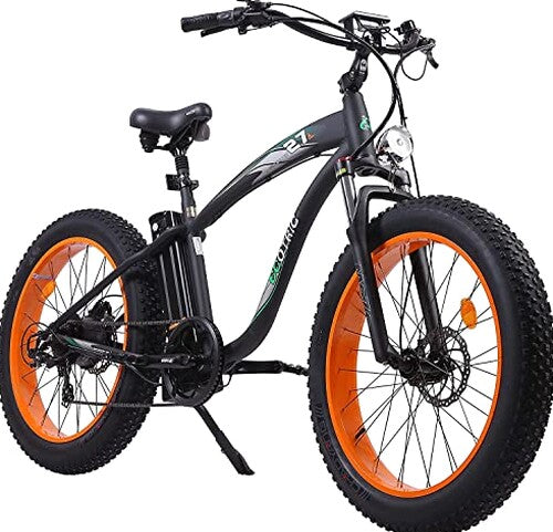 ECOTRIC Adult Electric Bike 26 x 4.0 in Fat Tires, 750W, 48V 13AH - Hammer