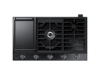 Samsung 36 Inch Black Stainless 5 Burner Gas Cooktop - NA36N6555TG
