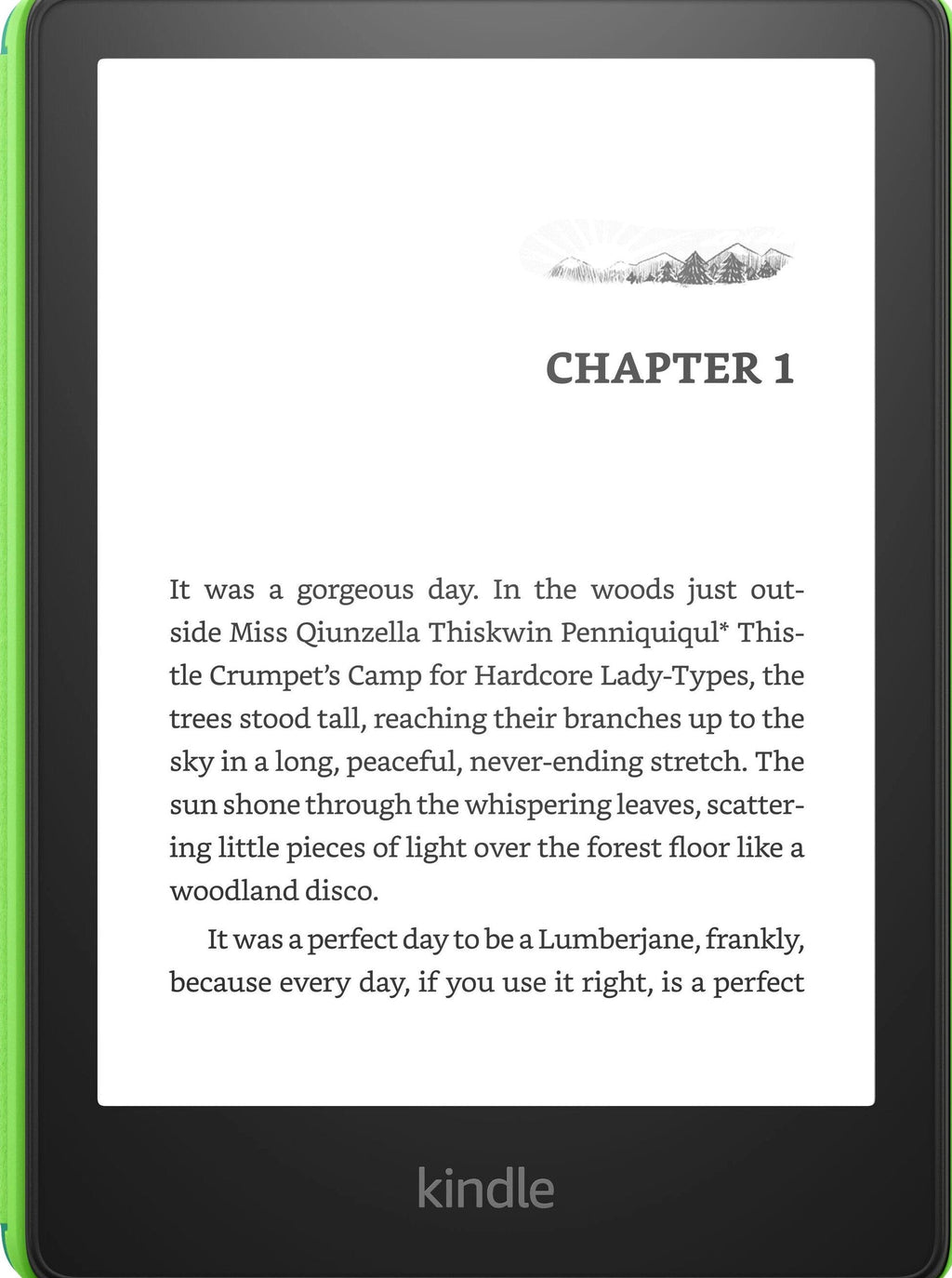 Amazon Kindle Paperwhite Kids E-Reader 6.8in Display, 16GB, Emerald Forest - 2022 2023