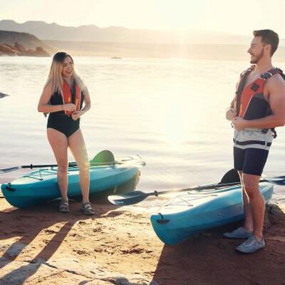 Lifetime Guster 100 Sit-In Kayak 2-Pack - 91007
