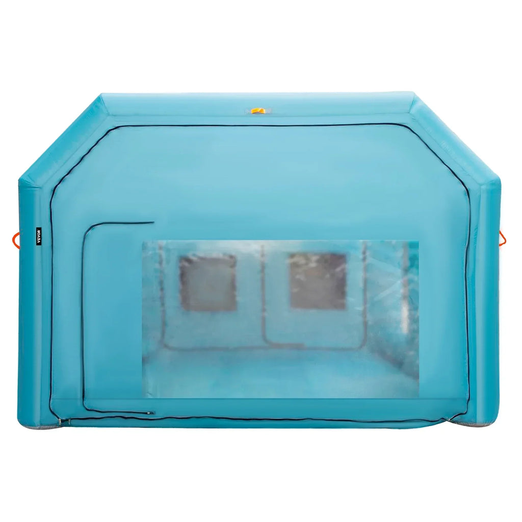BENTISM Inflatable Car Paint Booth 26x15x10FT With Filter System And 2 Blowers