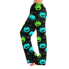 Fabrcox Halloween Womans Pajama Pants Ghost Pumpkin Candy Sleep Pants Women Fall Winter Festival Soft Lounge Pants for Women Khaki S