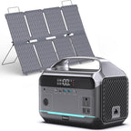 DaranEner Portable Power Station With 80W Solar Panel, 288Wh LiFePO4 Battery, 600W, 1200W Surge