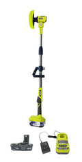 RYOBI ONE+ 18V Cordless Telescoping Power Scrubber Kit With Battery And Charger - P4500