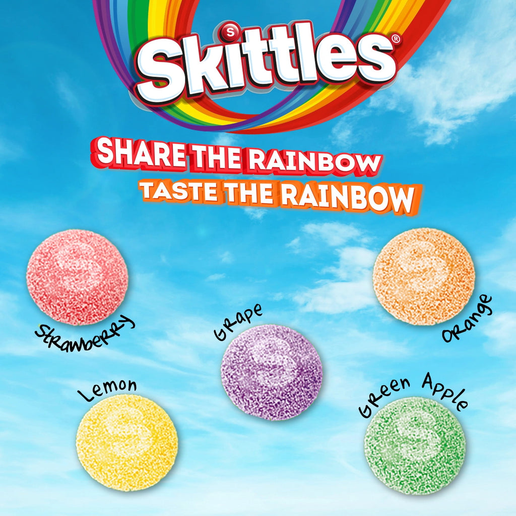 Skittles Sours Fun Size Chewy Halloween Candy - 8.04 oz Bag