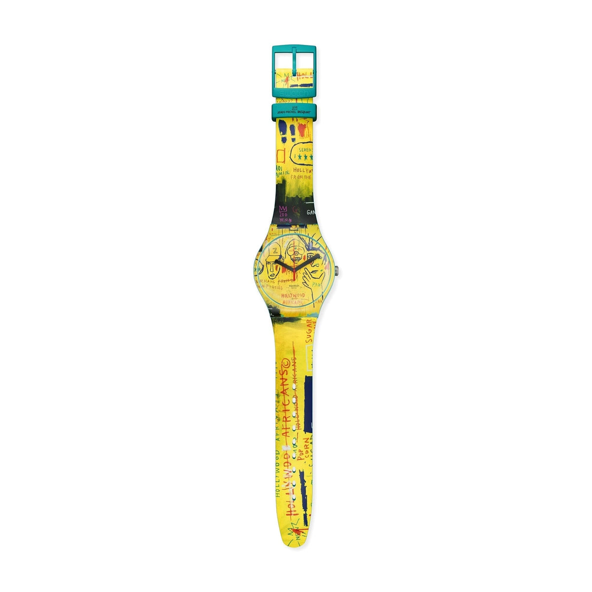 Swatch X Basquiat Yellow Watch - Hollywood Africans (1983), 40mm Case