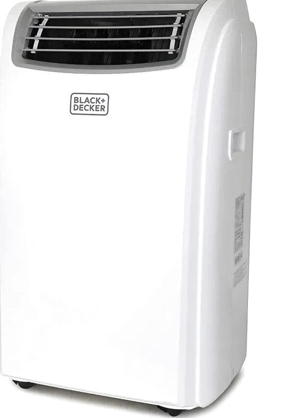 BLACK+DECKER 14,000 BTU Portable Air Conditioner With Heat And Remote Control, White