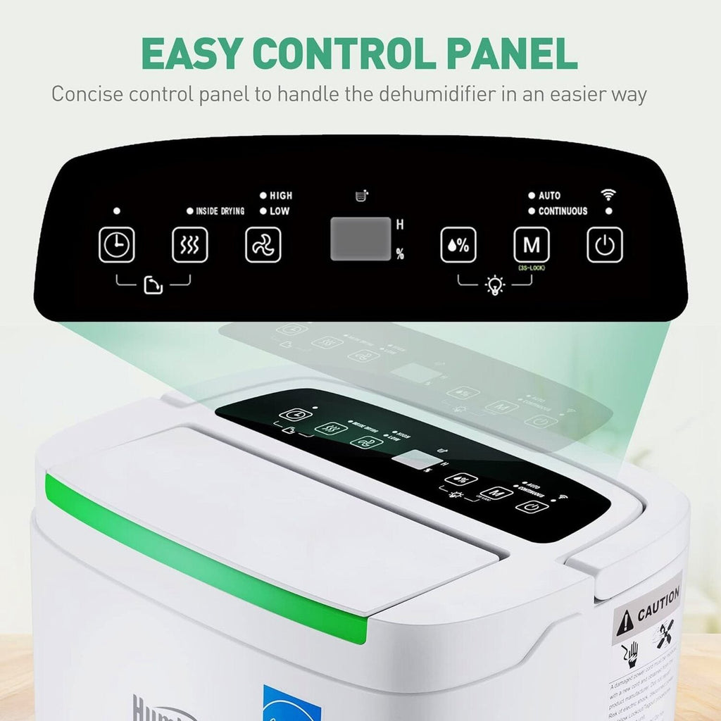 HUMHOLD Portable Air Conditioner 12000 BTU, White, 3-in-1 With Remote - HDPAC-10-A1