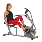 Sunny Health & Fitness Magnetic Recumbent Cross Trainer Bike With Arm Exercisers - SF-RB4936