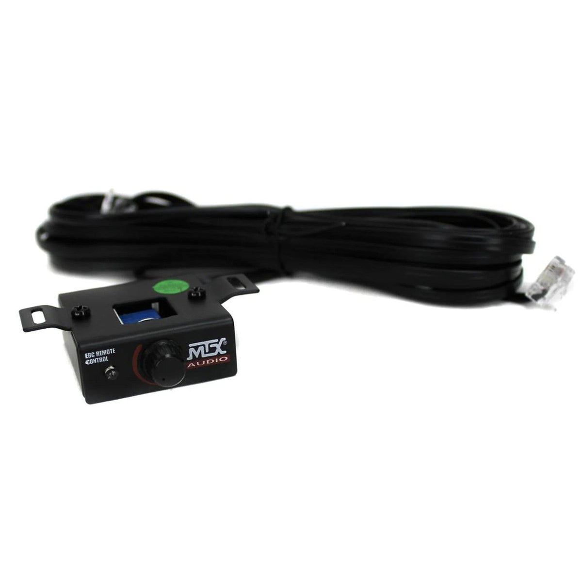 MTX Terminator Dual Loaded 12in 1200W Car Subwoofer Enclosure With Amplifier And 8-Gauge Amp Kit