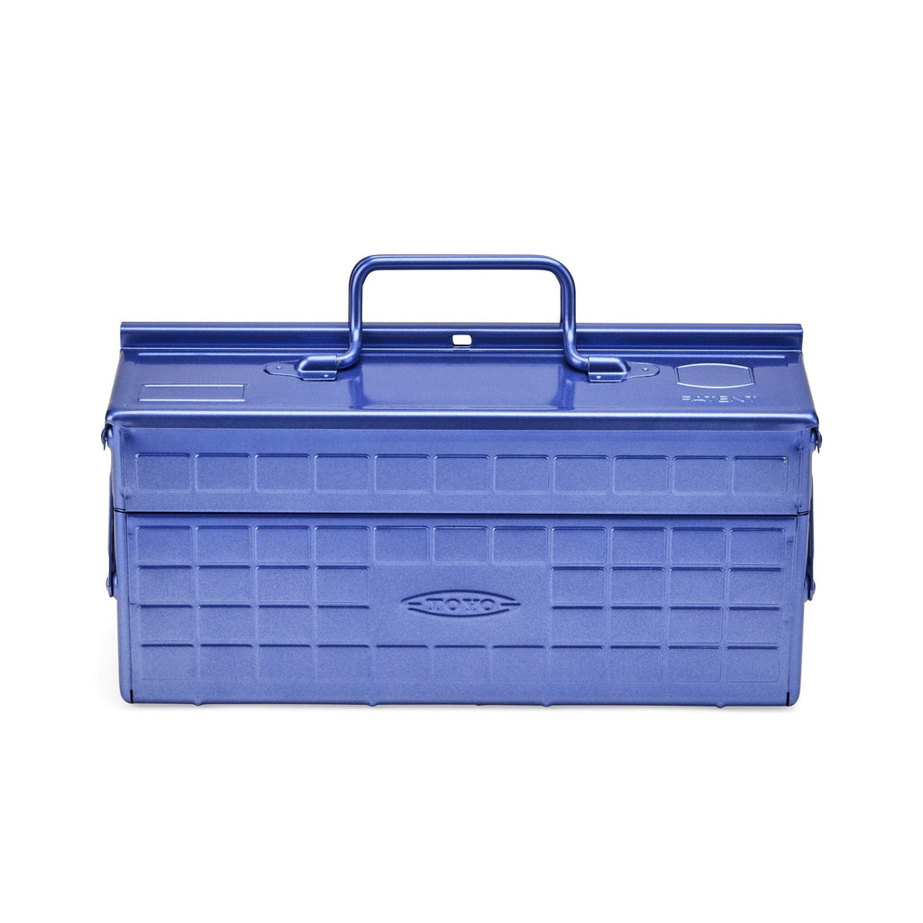 Toyo Steel Cantilever Tool Box, Metallic Periwinkle - ST-350