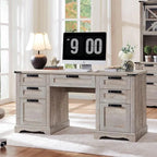 60' Farmhouse Wood Executive Computer Desk - 22'D x 60'W x 30'H