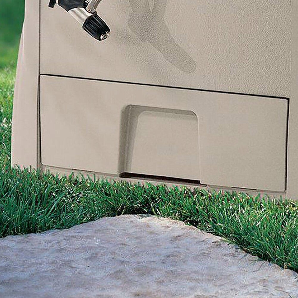 Suncast Powerwind Auto Power Rewind Hose Reel, 100 ft, Light Taupe - CPLPW100