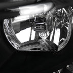 Spec-D Tuning Crystal Black Headlights, LED Tail Lamps And Black Grille For 2007-2013 Chevy Silverado 1500 Pickup