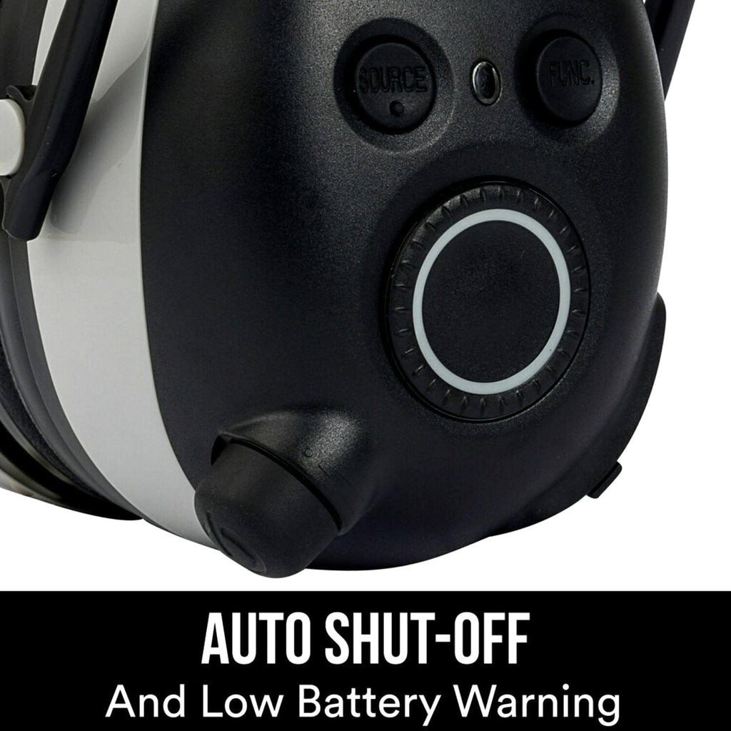 3M WorkTunes Connect AM/FM Hearing Protector With Bluetooth Technology, Black, 1 Pack - 90542H1-DC-PS